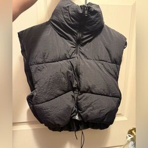 Black Puffer Vest
